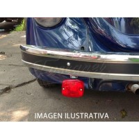 Mini farol auxiliar VW Fusca EMPI Vermelho