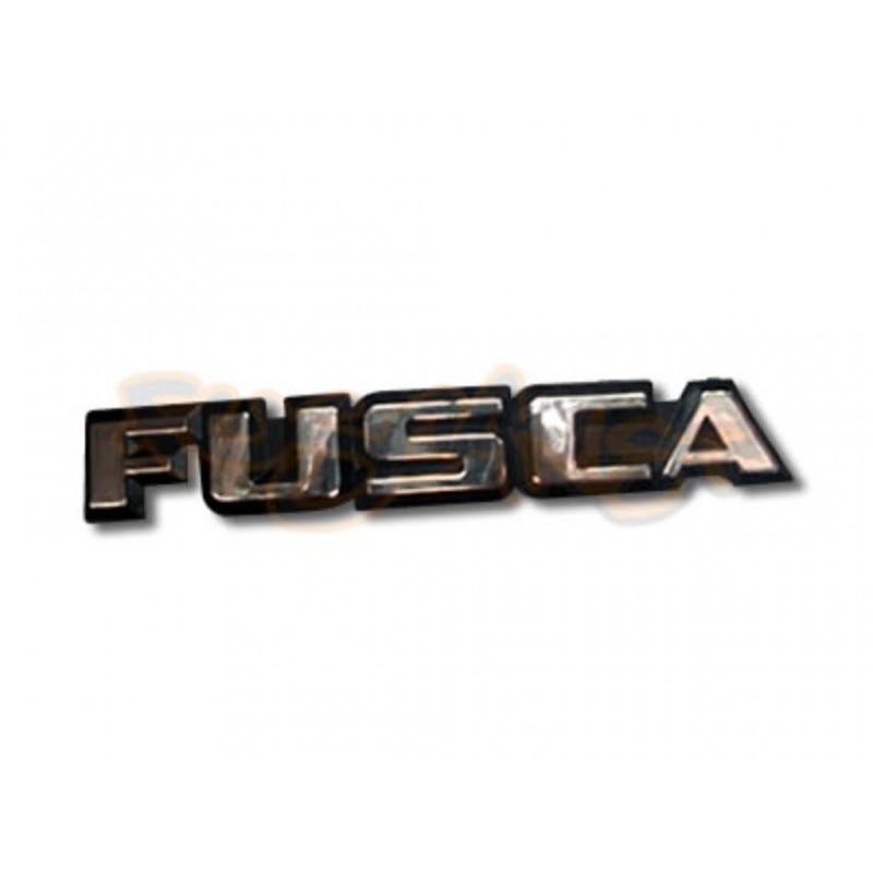 Emblema FUSCA original curvado adesivo