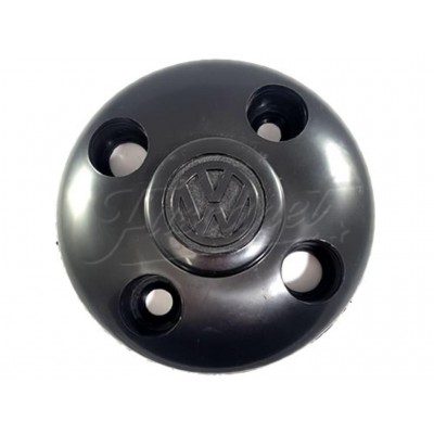 Calota plástica preta VW Fusca Roda 4 parafusos