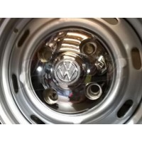 Calota plástica cromada VW Fusca 4 Furos